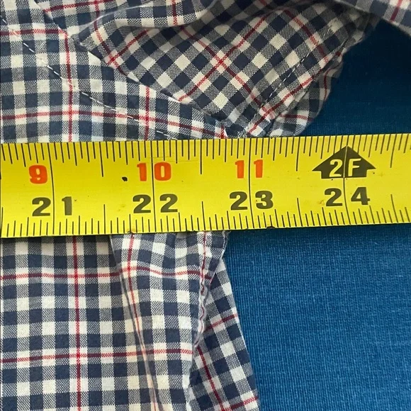 Vineyard Vines Navy and White Checkered Shirt - Picture 6 of 11
